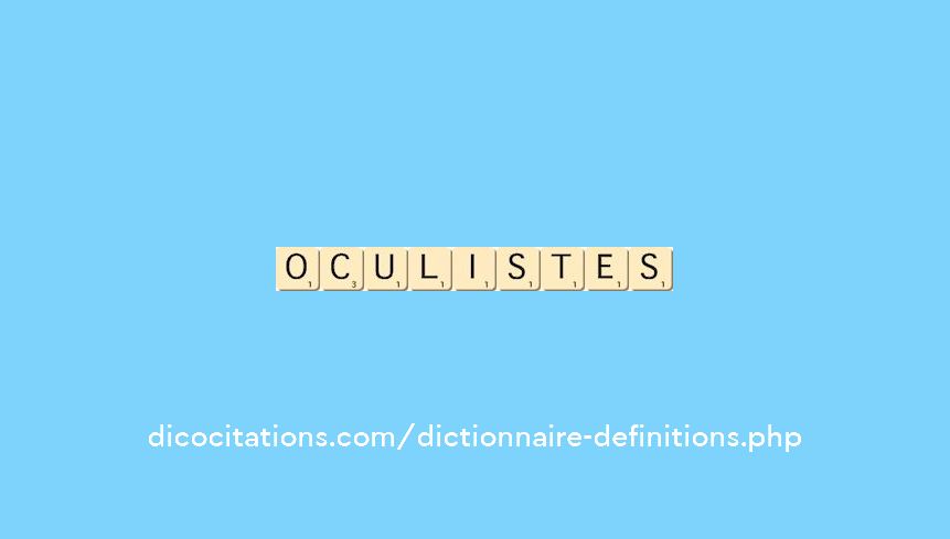 oculistes
