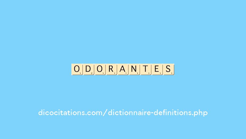 odorantes odorantes