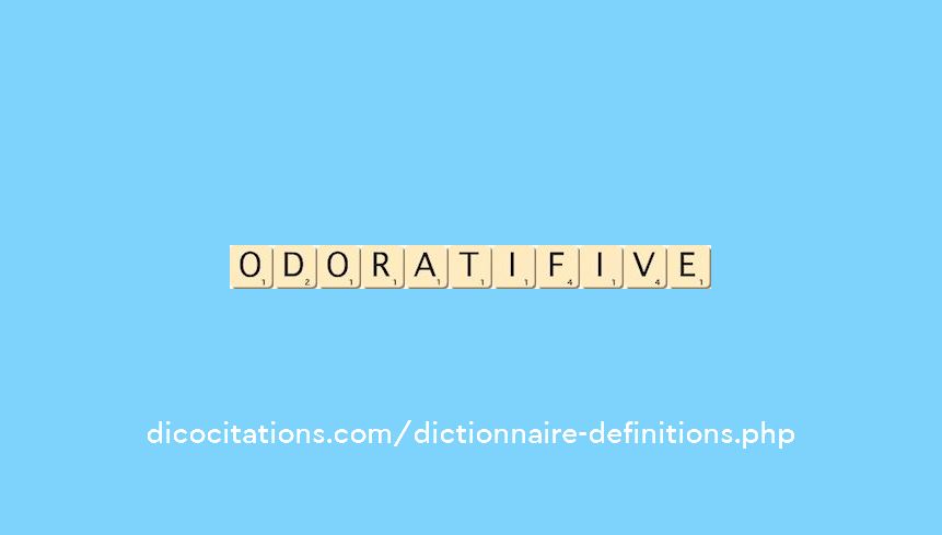 odoratif--ive