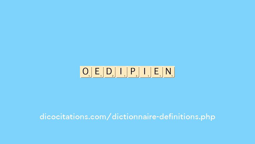 oedipien oedipien