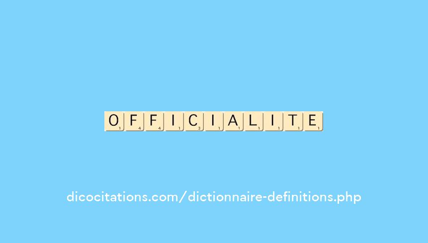 officialite