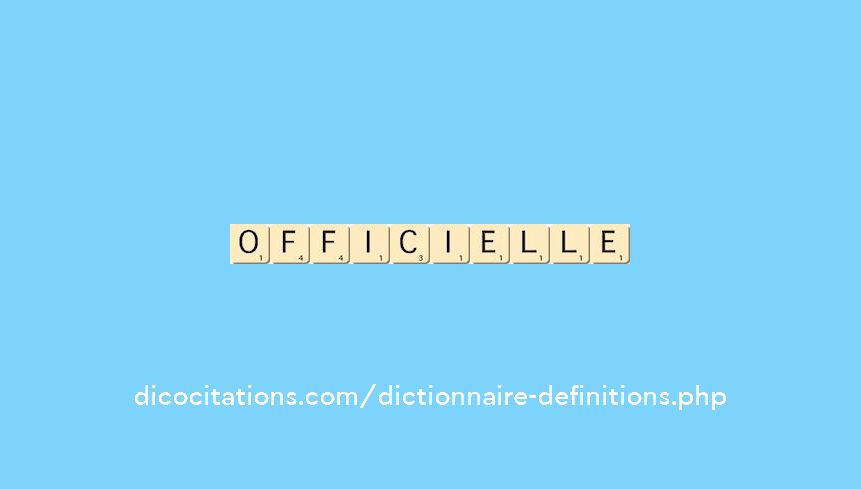 officielle officielle