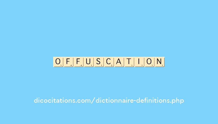 offuscation