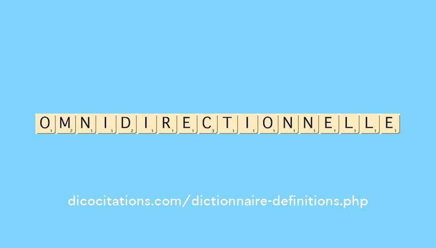 omnidirectionnelle