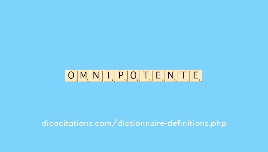 omnipotente omnipotente