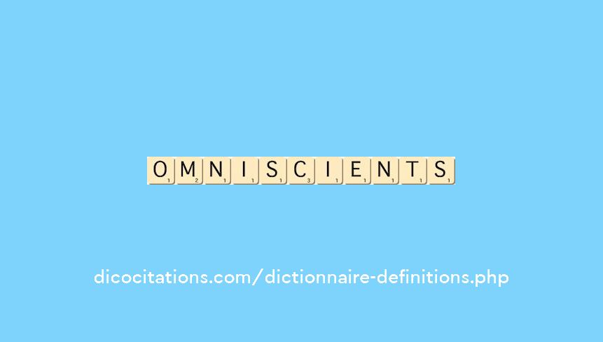 omniscients omniscients