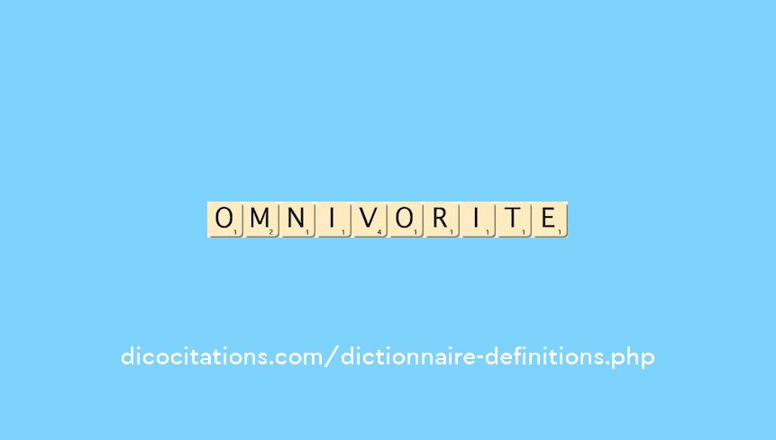 omnivorite