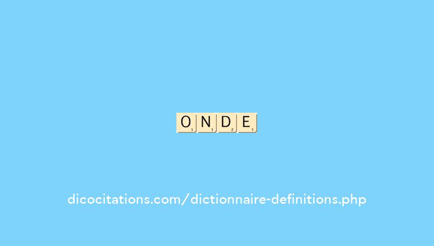 onde
