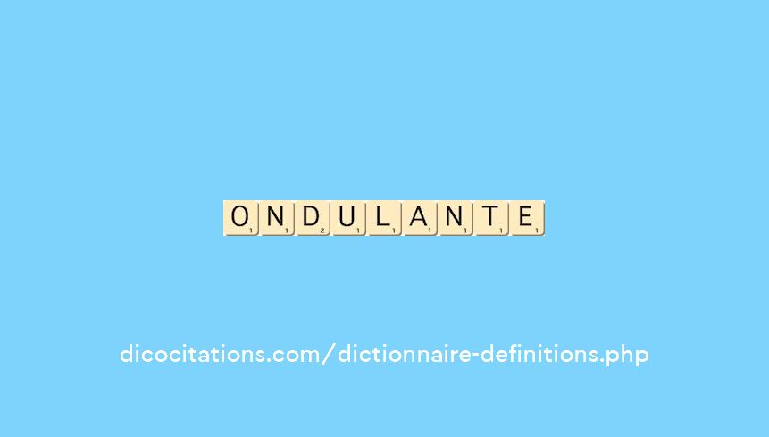 ondulante ondulante