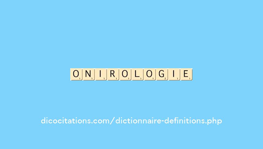 onirologie onirologie