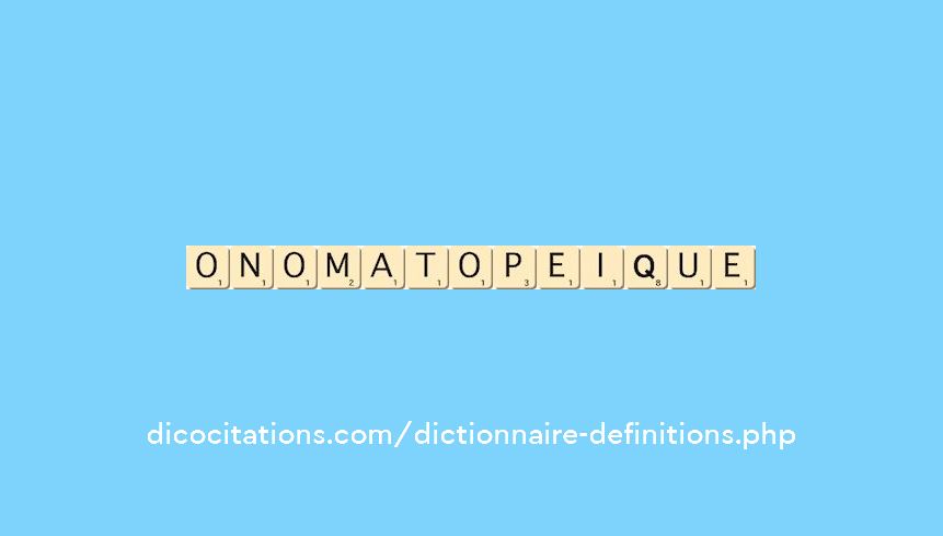 onomatopeique