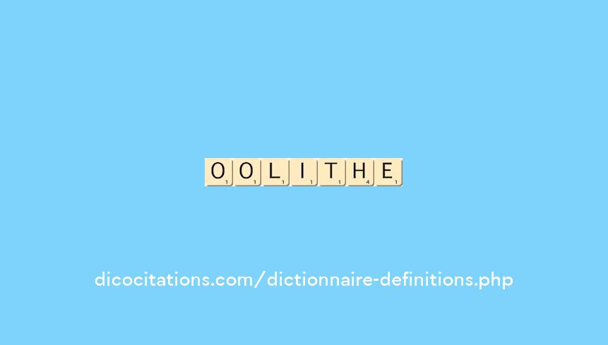 oolithe