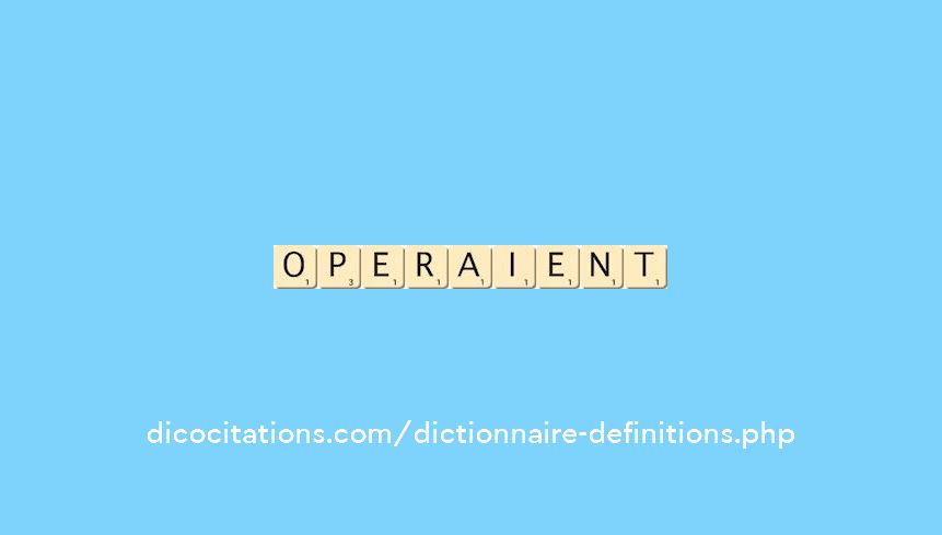 operaient