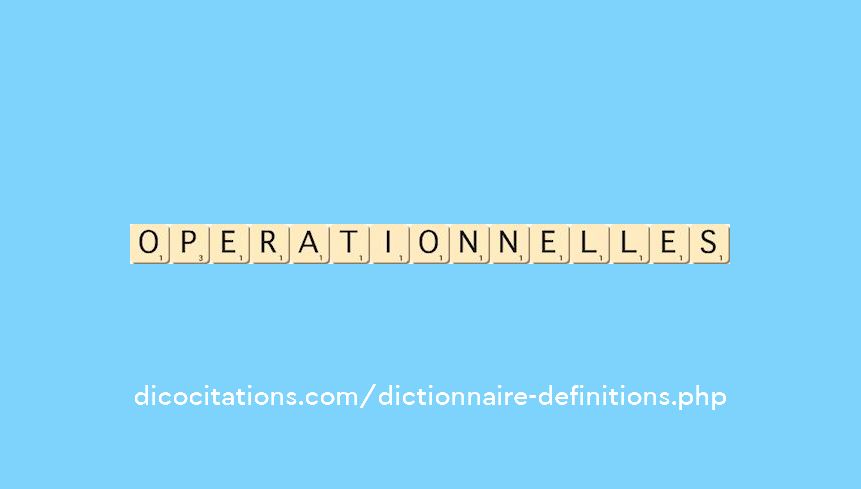 operationnelles