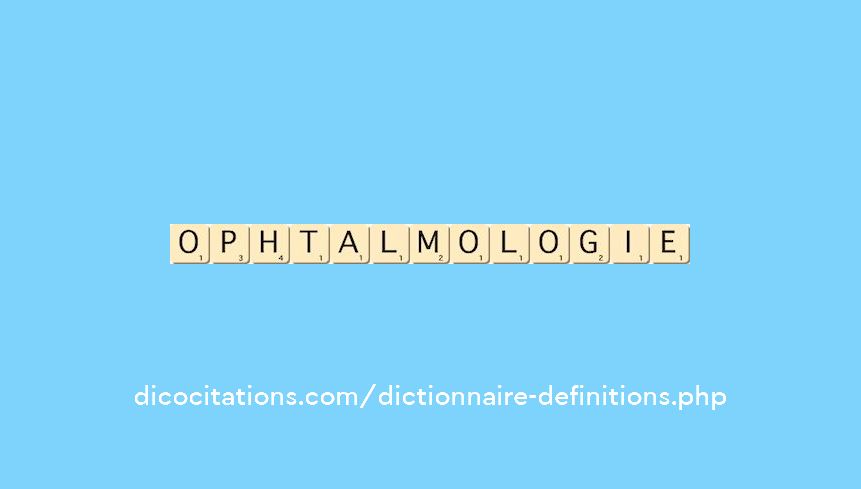 ophtalmologie ophtalmologie