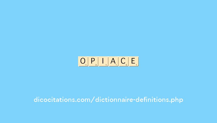 opiace