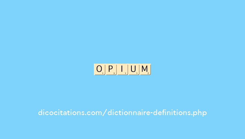 opium