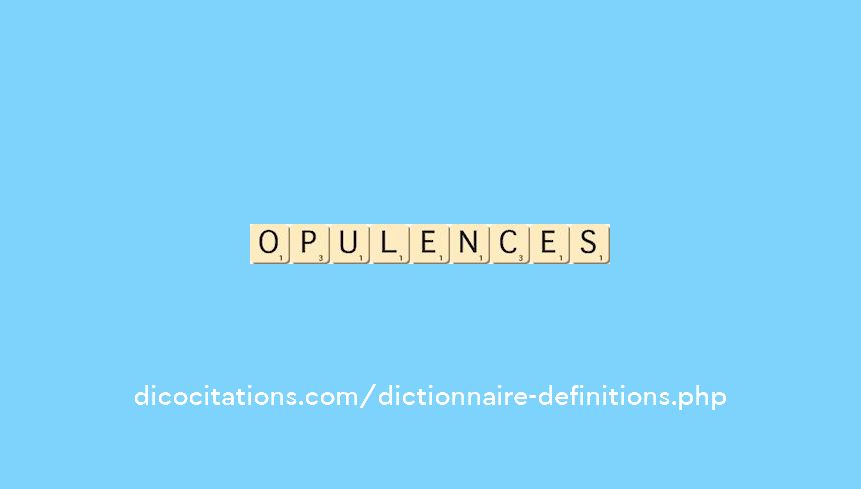 opulences opulences