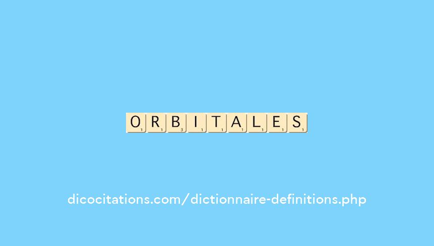 orbitales orbitales