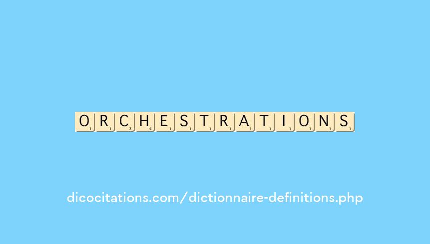 orchestrations orchestrations