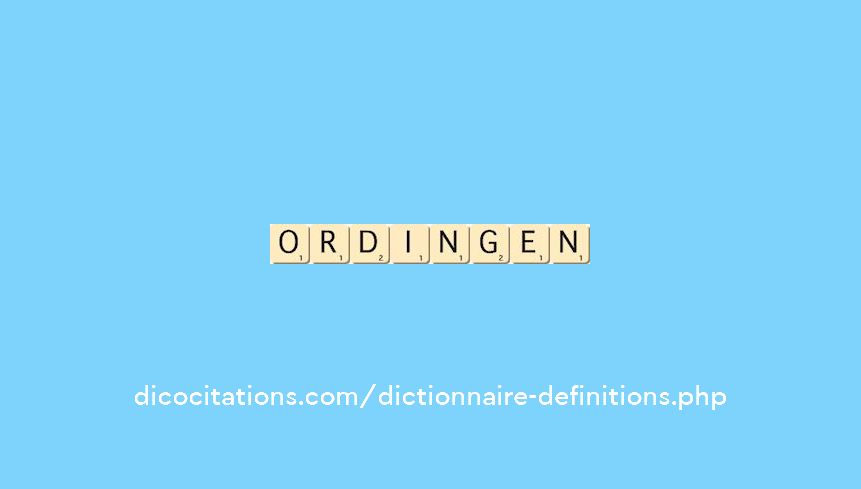 ordingen ordingen