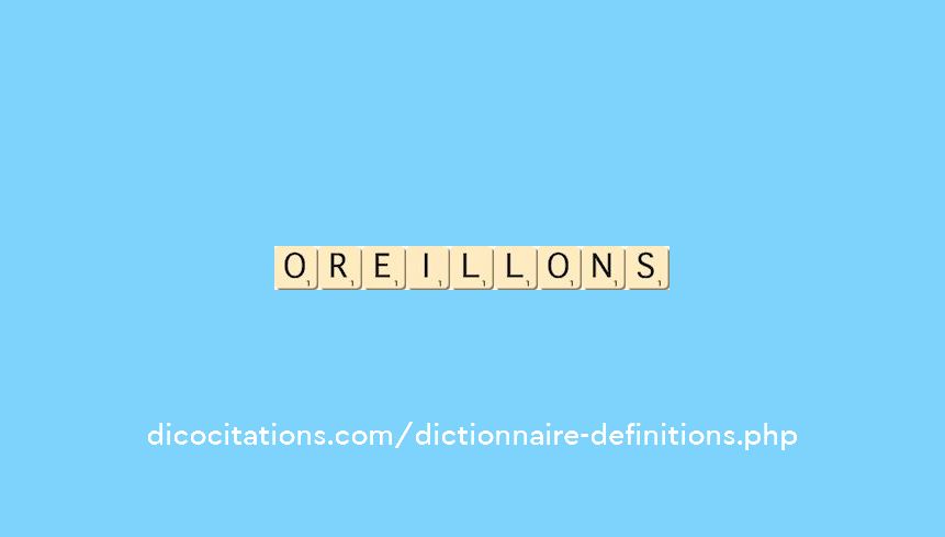 oreillons oreillons