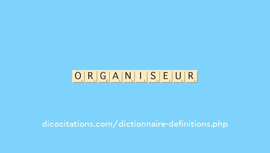 organiseur organiseur