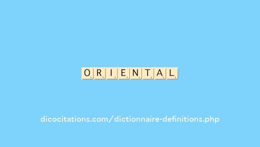 oriental oriental
