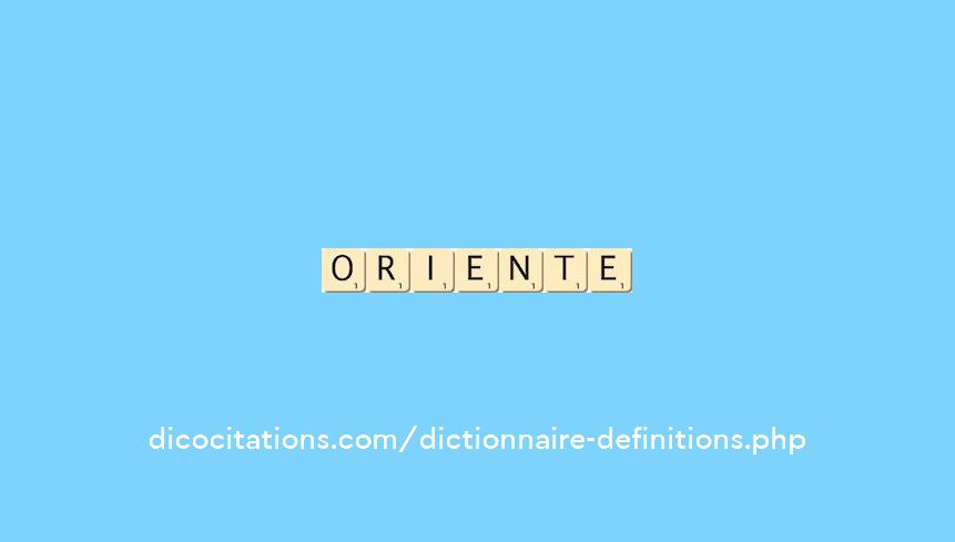 oriente oriente