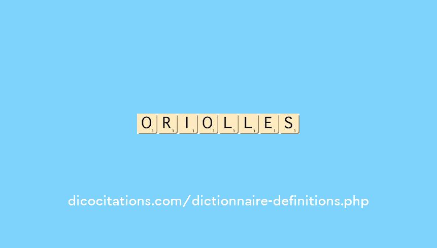 oriolles