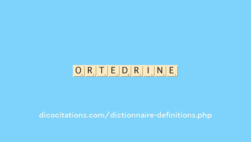 ortedrine ortedrine
