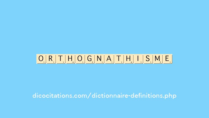 orthognathisme