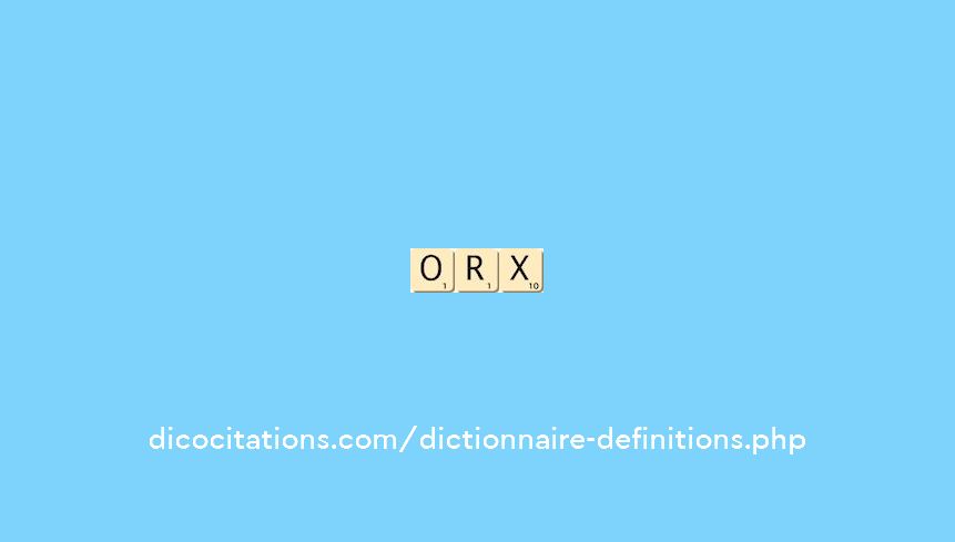 orx orx