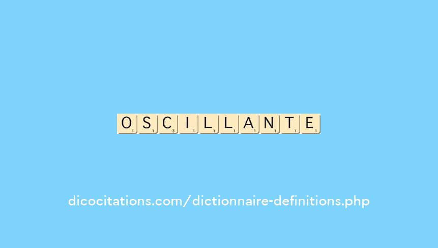 oscillante oscillante