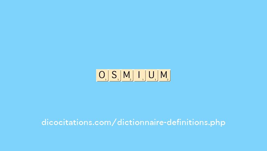 osmium osmium