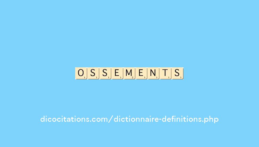 ossements