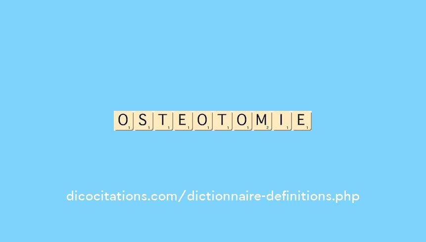 osteotomie