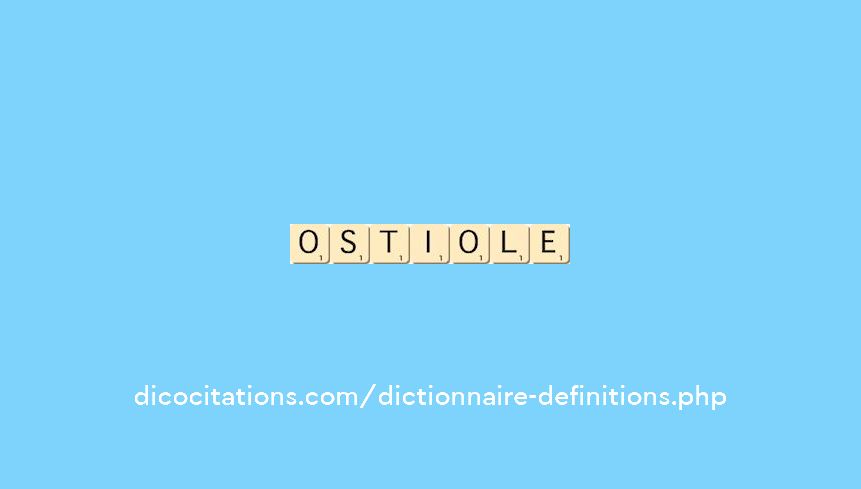 ostiole