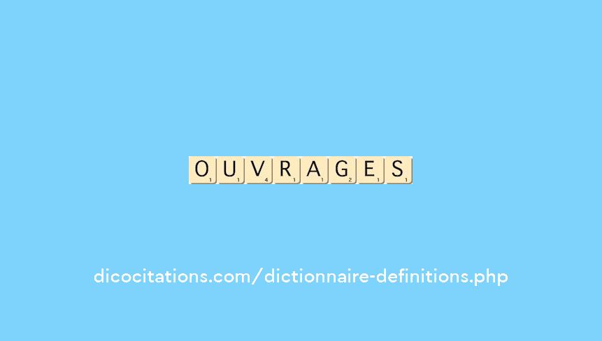 ouvrages ouvrages