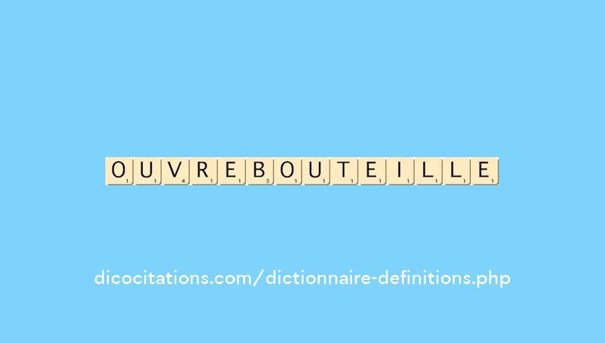 ouvre-bouteille ouvre-bouteille
