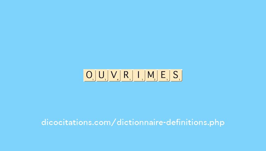 ouvrimes ouvrimes