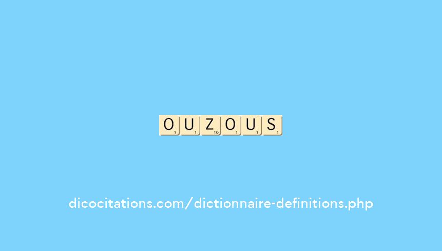 ouzous