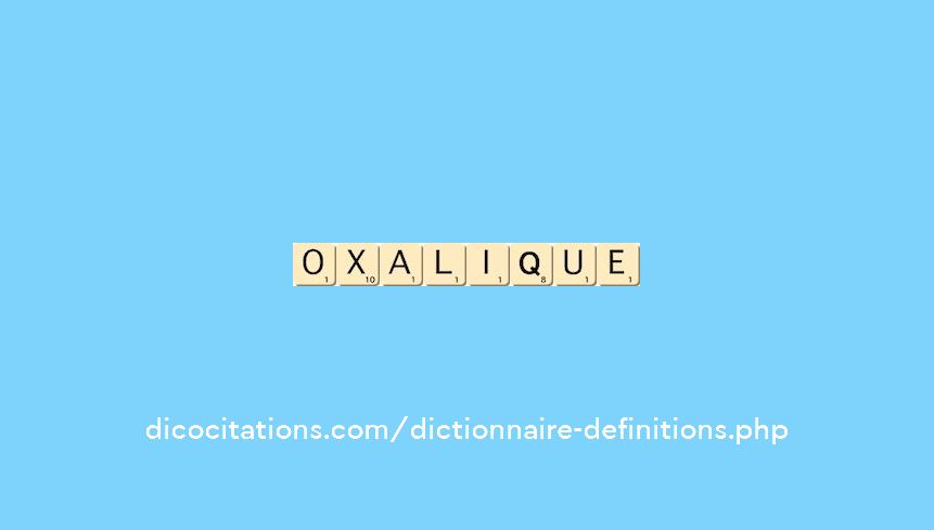 oxalique