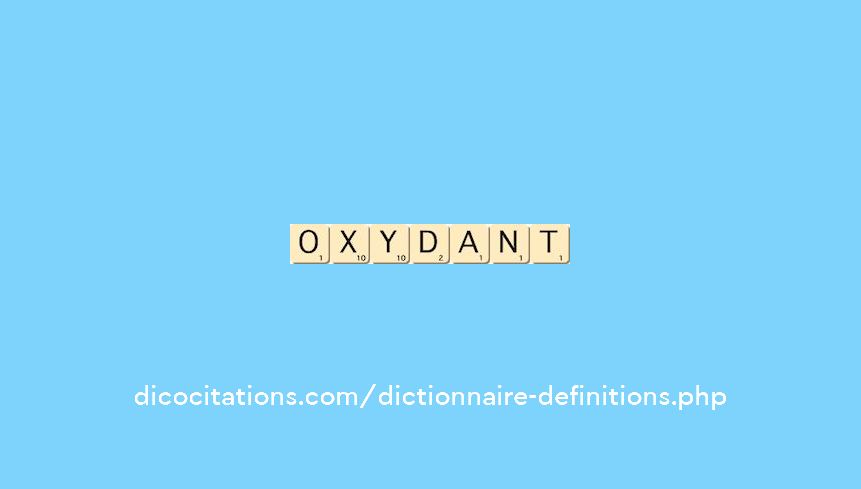 oxydant oxydant