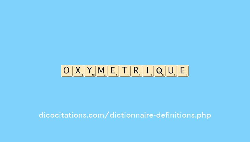 oxymetrique