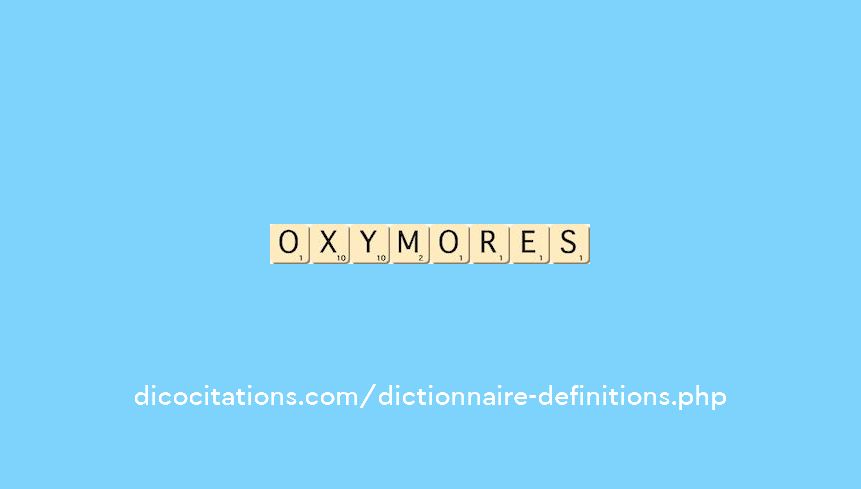 oxymores
