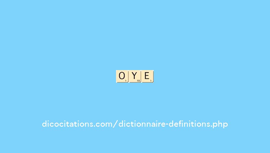 oye