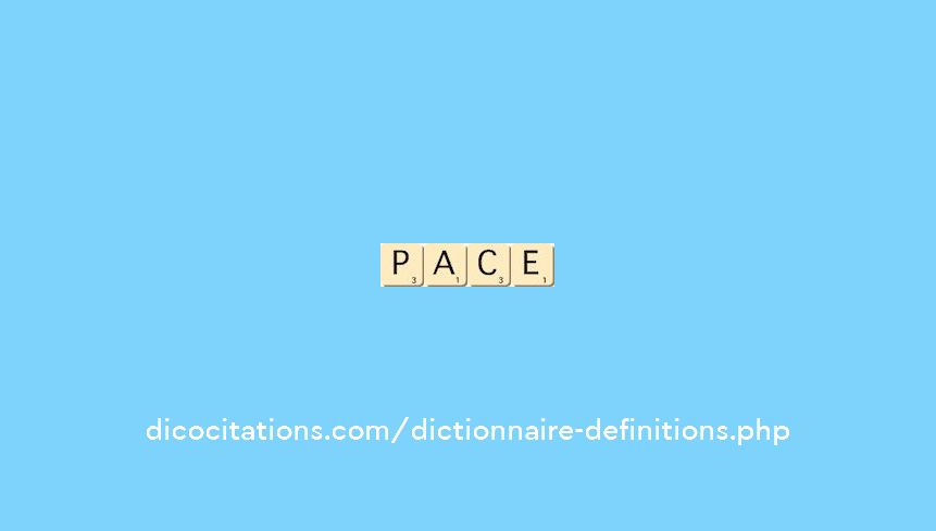 pace
