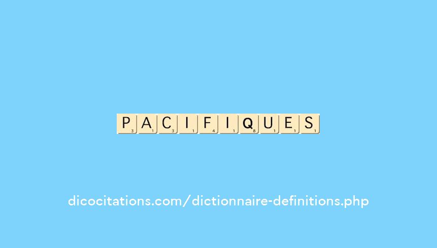 pacifiques pacifiques