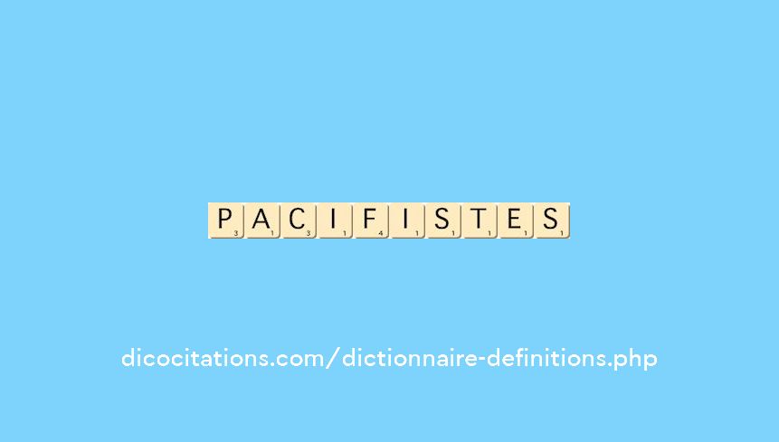 pacifistes